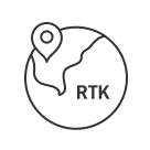 H: 8 мм + 1 ppm RMS V: 15 мм + 1 ppm RMS